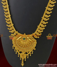 ARRG238 - Queen of Necklace Traditional Maango Haaram Net Design Imitation Jewelry