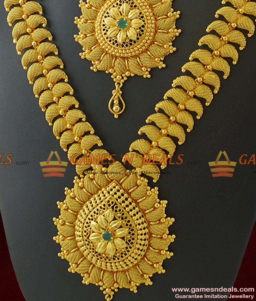 ARRG246 - Combo Necklace and Haaram Best Value Grand Party Wear Jewelry ARRG246 - Combo Necklace and Haaram Best Value Grand Party Wear Jewelry