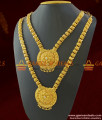 ARRG251 - Sparkling White Stone Haaram Necklace Combo Guarantee Imitation Jewelry