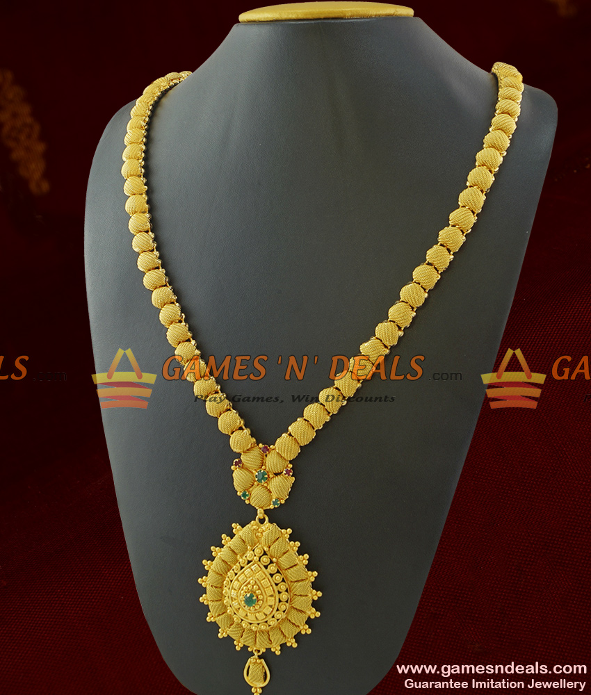 ARRG253 - South Indian Imitation Jewelry Guarantee Haaaram Low Price Online