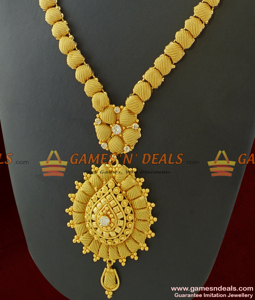 ARRG254 - South Indian Imitation Jewelry Guarantee Haaaram Low Price Online