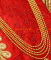 ARRG26 - South Indian Three Line Grand Bridal Type Flower Design Long Haram ARRG26 - South Indian Three Line Grand Bridal Type Flower Design Long Haram