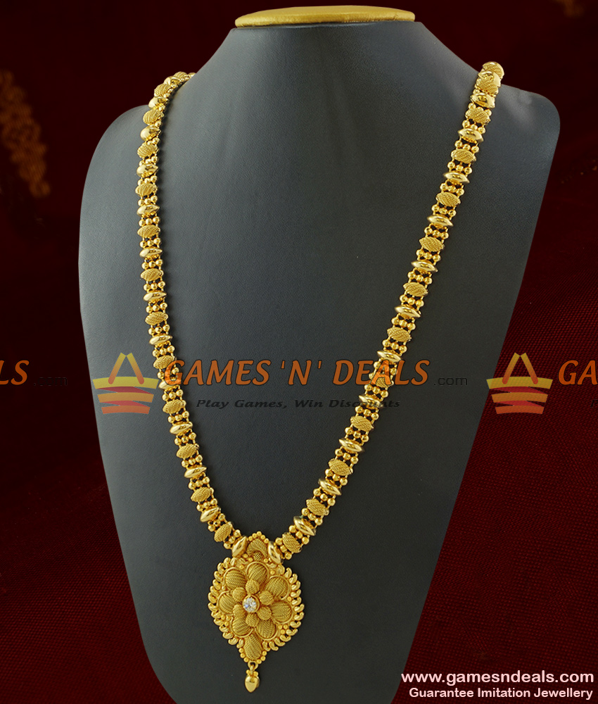 ARRG261 - Simple Attractive South Indian One Year Guarantee Imitation Haaram ARRG261 - Simple Attractive South Indian One Year Guarantee Imitation Haaram
