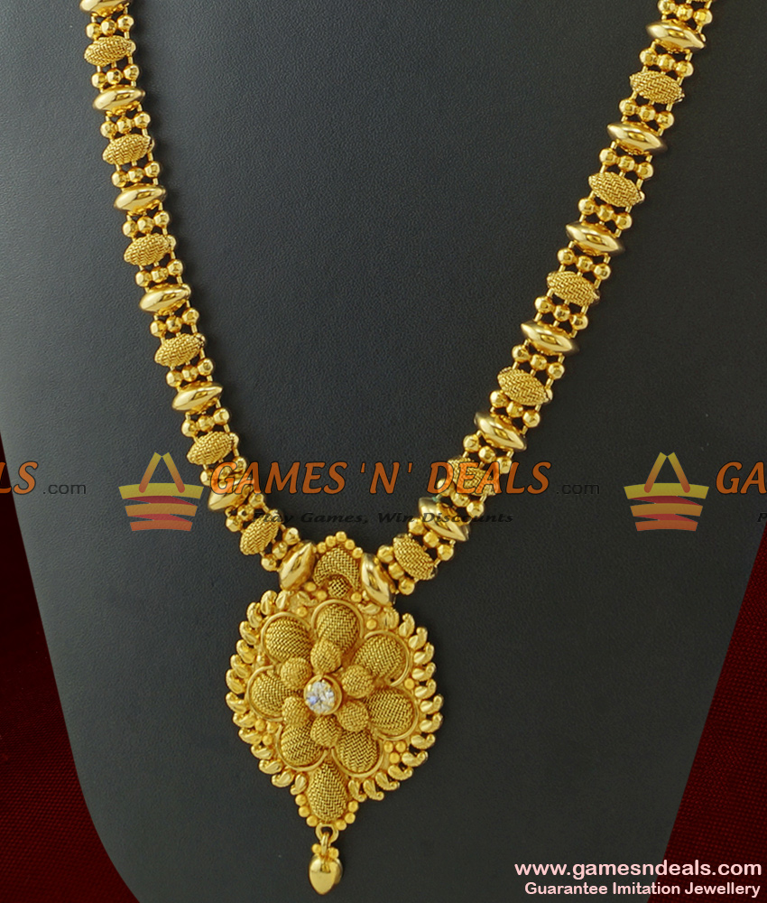 ARRG261 - Simple Attractive South Indian One Year Guarantee Imitation Haaram ARRG261 - Simple Attractive South Indian One Year Guarantee Imitation Haaram
