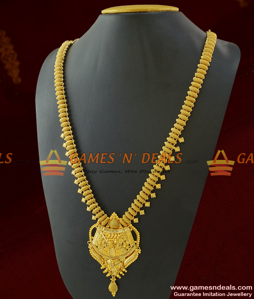 ARRG268 - Grand Handmade Majestic Haaram One Year Guarantee Imitation Jewelry