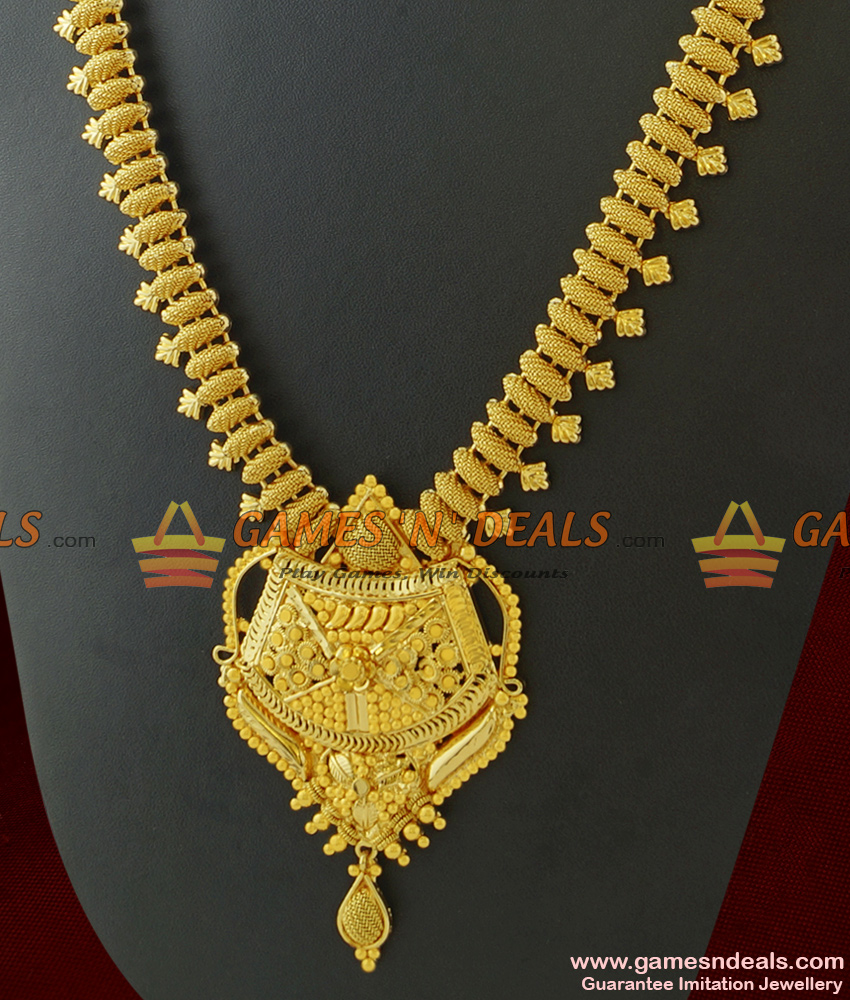 ARRG268 - Grand Handmade Majestic Haaram One Year Guarantee Imitation Jewelry