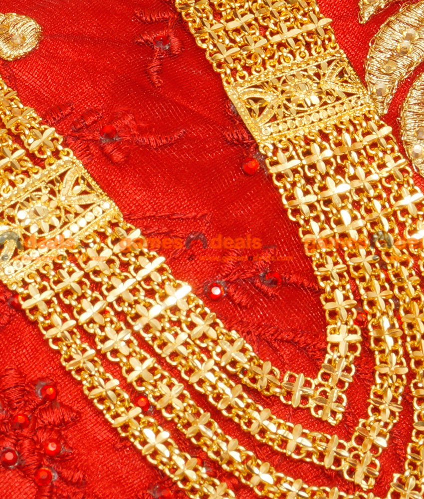 ARRG27 - Hand Made Grand Net Work Design Governor Malai Long Heavy Bridal Haaram ARRG27 - Hand Made Grand Net Work Design Governor Malai Long Heavy Bridal Haaram