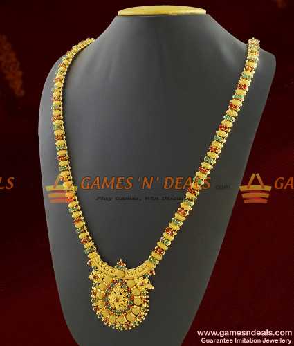 Gold Plated Long Imitation Necklaces 
