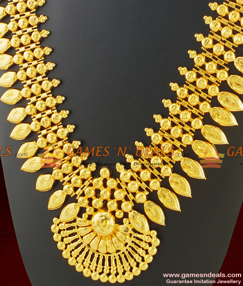 Grand South Indian Gold Design Kerala Bridal Jewelry ARRG279 Grand South Indian Gold Design Kerala Bridal Jewelry ARRG279