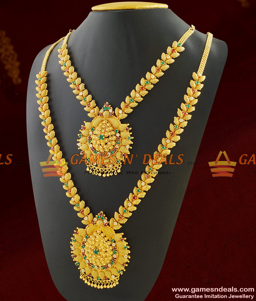 Attractive Necklace Combo for Engagement and Farewell Functions for Women ARRG293