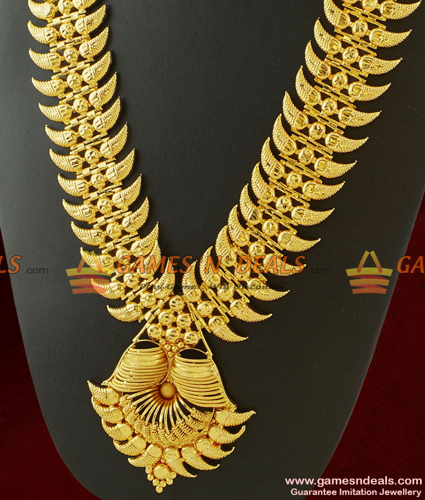 Grand Double Layer MullaiPoo Bridal Haaram Set South Indian Jewelry ARRG300 Grand Double Layer MullaiPoo Bridal Haaram Set South Indian Jewelry ARRG300