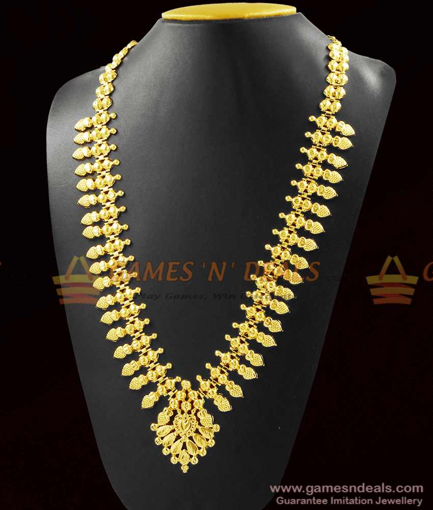 Light Weight Kerala Haaram One Year Guarantee Imitation Jewelry ARRG321