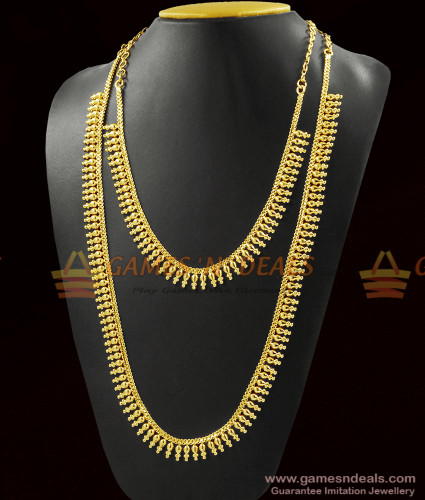 Light Weight Combo Set Traditional Mullai Design Necklace ARRG328