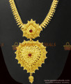 Beautiful Ruby Stone Dollar Necklace for Marriage ARRG338