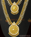 Sparkling Full White Stone Necklace Haram Combo Set ARRG340