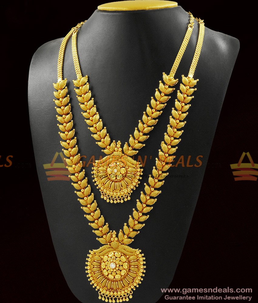 Real Gold Design Single White Stone Haram Combo Set ARRG346 Real Gold Design Single White Stone Haram Combo Set ARRG346