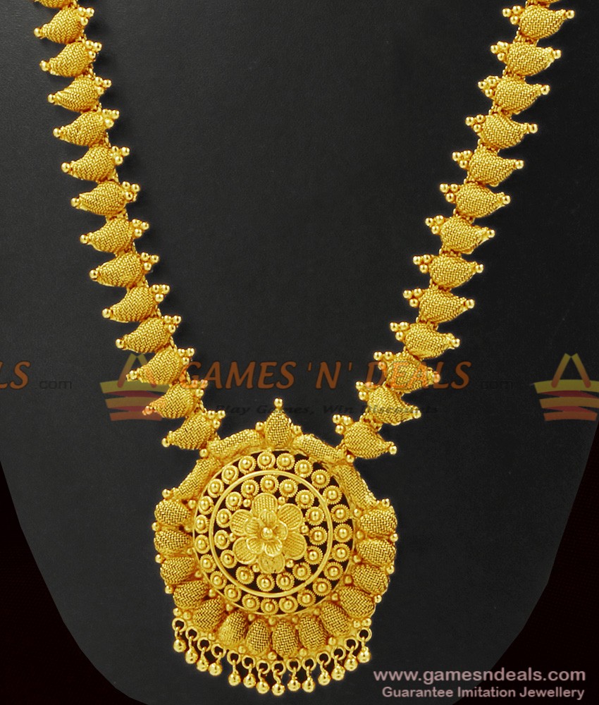 Light Weight One Gram Gold Haaram Design for Marriage ARRG349 Light Weight One Gram Gold Haaram Design for Marriage ARRG349