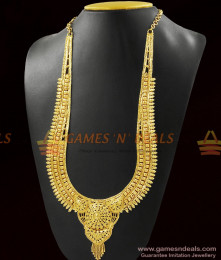 Real Gold Pattern Calcutta Necklace for Marriage ARRG352