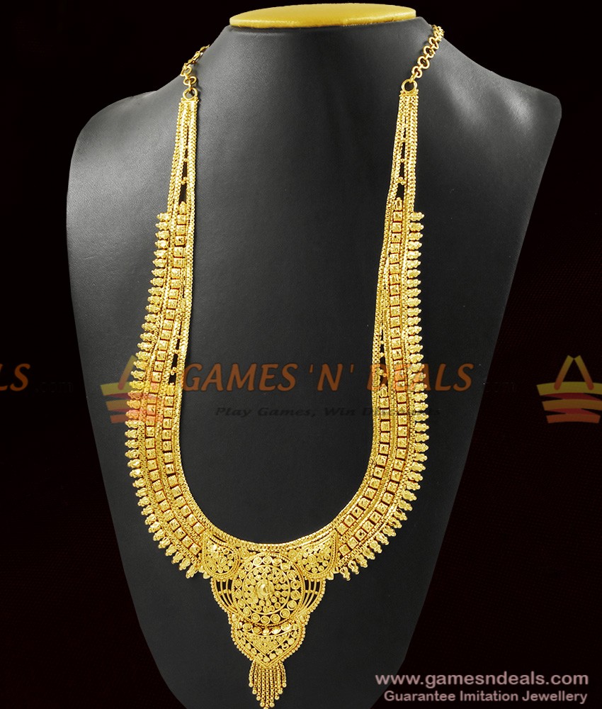 Real Gold Pattern Calcutta Necklace for Marriage ARRG352 Real Gold Pattern Calcutta Necklace for Marriage ARRG352