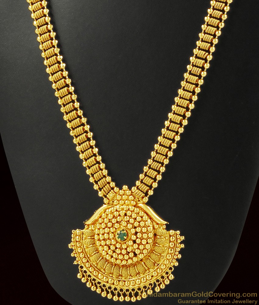 Kerala Heavy Pattern Bridal Haaram Imitation Jewelry ARRG360