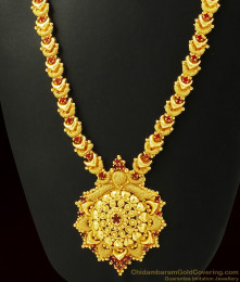 Ruby Red Stone Kerala Haaram For Marriage ARRG365 Ruby Red Stone Kerala Haaram For Marriage ARRG365