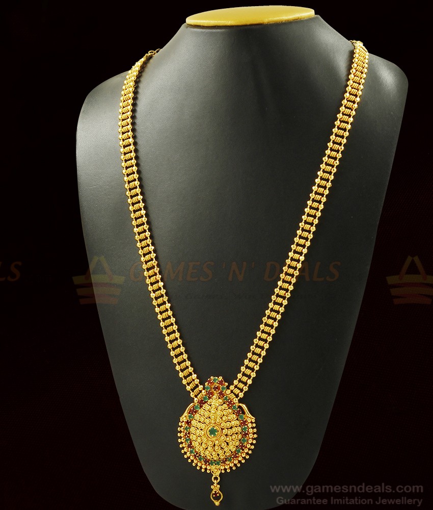 Onam Special Heavy Pattern Bridal Imitation Haaram ARRG366