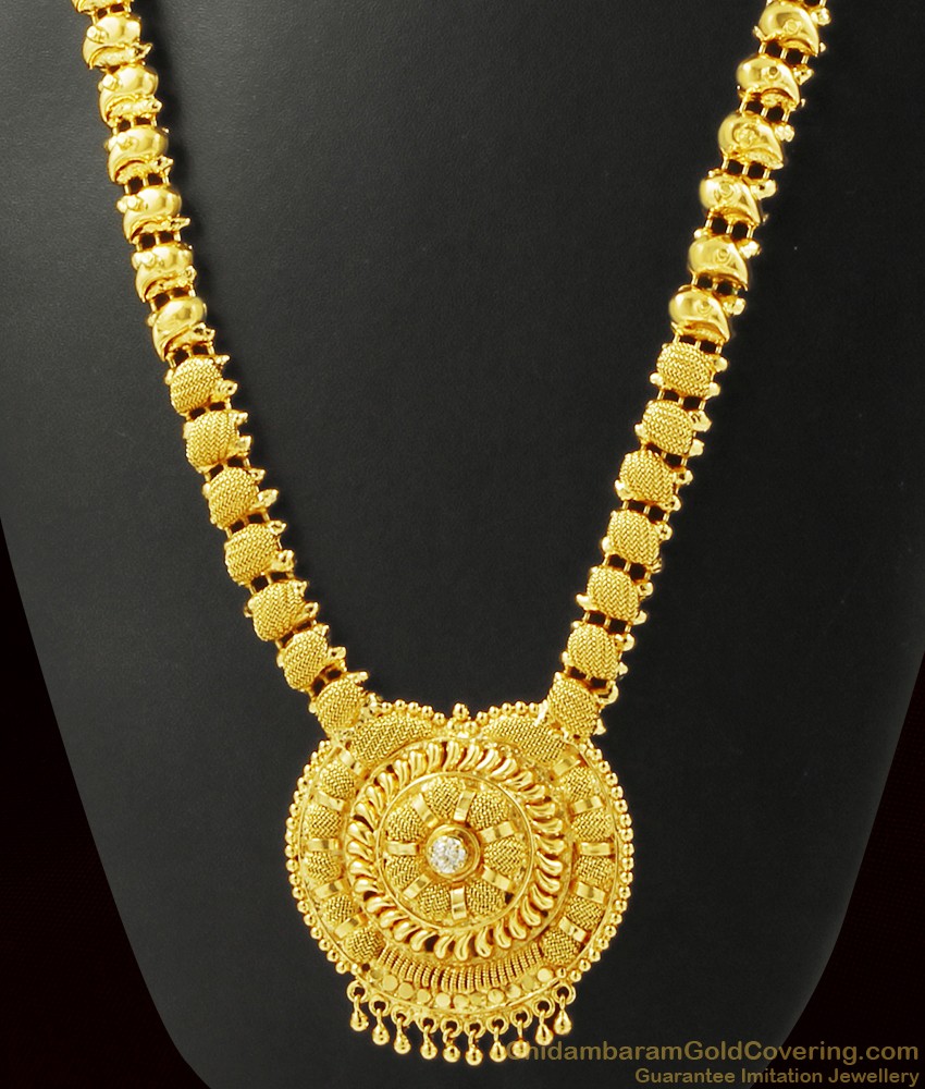 White Stone Kerala Haaram For Marriage ARRG373 White Stone Kerala Haaram For Marriage ARRG373