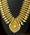 Mango Leaf Gold Inspired Heavy Kerala Bridal Necklace ARRG384