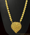Gold Inspired Heart Dollar Beaded Necklace ARRG386 Gold Inspired Heart Dollar Beaded Necklace ARRG386