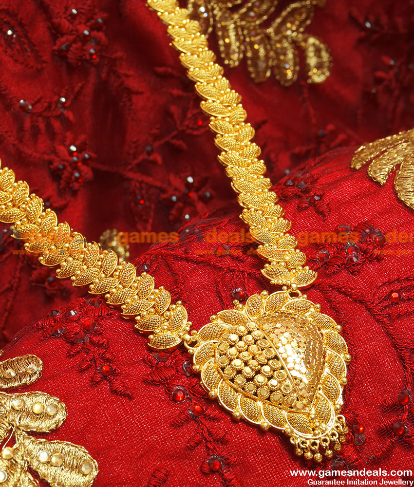 ARRG47- Grand Party Wear Handmade Net Work Heartin Design Long Haaram ARRG47- Grand Party Wear Handmade Net Work Heartin Design Long Haaram