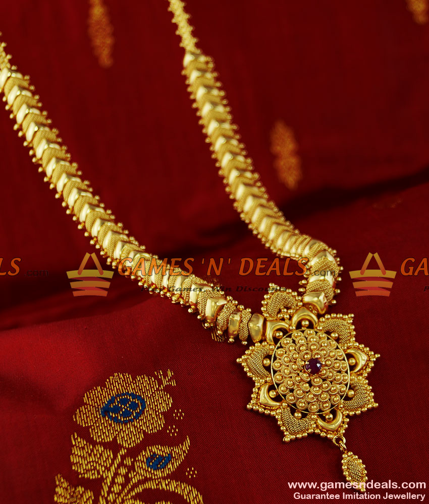 ARRG80 - 24 inches Unique Party Wear Net Haram Online Imitation Jewellery ARRG80 - 24 inches Unique Party Wear Net Haram Online Imitation Jewellery