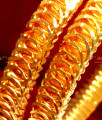 BR018-2.6 Size Gold Plated Kerala Spring Design Party Wear Bangles BR018-2.6 Size Gold Plated Kerala Spring Design Party Wear Bangles