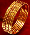 BR019-2.8 Size Traditional South Indian Gold Plated Bangle Design