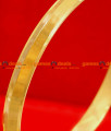 BR035-2.8 Size 24ct Gold Plated Single Light Weight Kada Bangle Traditional Daily Wear Online
