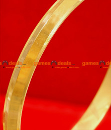 BR035-2.8 Size 24ct Gold Plated Single Light Weight Kada Bangle Traditional Daily Wear Online