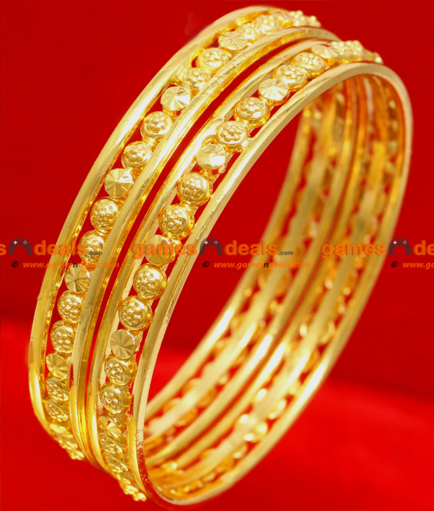 BR036-2.8 Size 24ct Gold Plated Bangle Thin Flower Muthu Ethinic Daily Wear Design Online BR036-2.8 Size 24ct Gold Plated Bangle Thin Flower Muthu Ethinic Daily Wear Design Online
