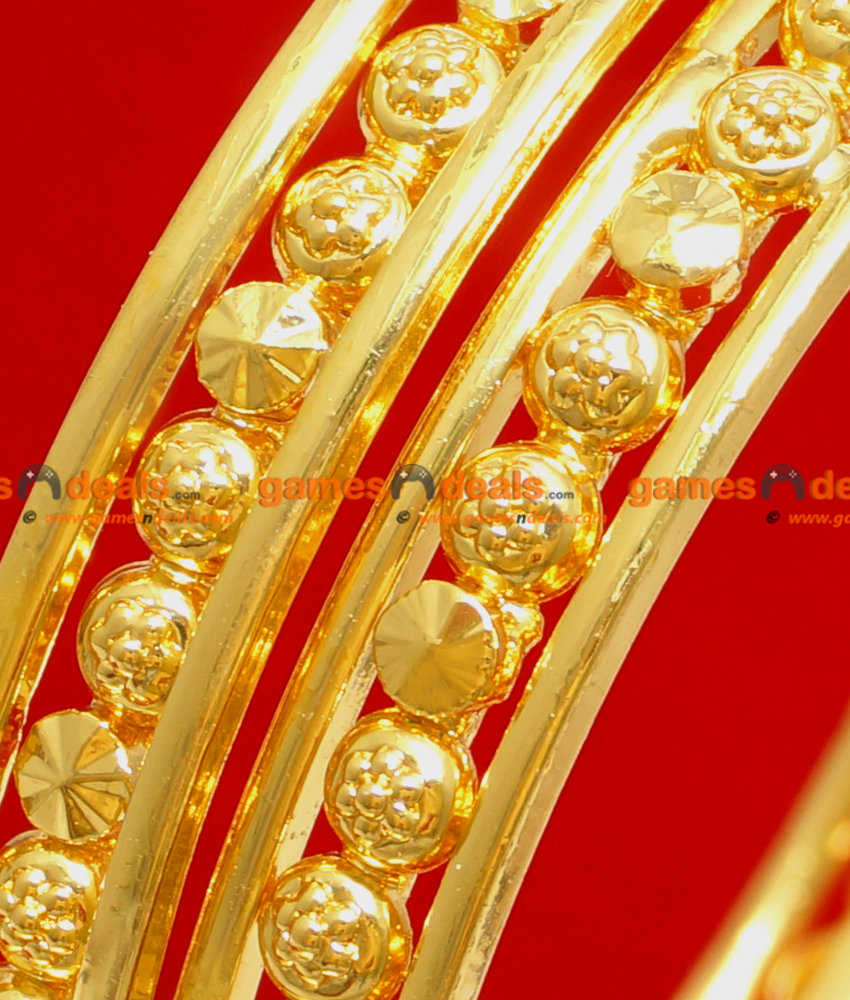 BR036-2.8 Size 24ct Gold Plated Bangle Thin Flower Muthu Ethinic Daily Wear Design Online BR036-2.8 Size 24ct Gold Plated Bangle Thin Flower Muthu Ethinic Daily Wear Design Online