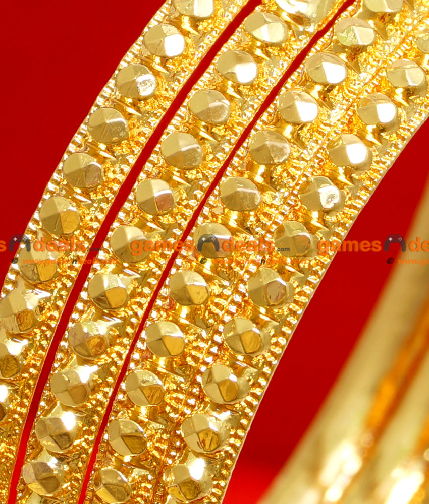 BR045-2.4 Size 24ct Gold Plated Thin Muthu Design Ethinic Wear Bangle BR045-2.4 Size 24ct Gold Plated Thin Muthu Design Ethinic Wear Bangle