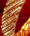 BS013-2.6 Size Gold Plated AD Stone Broad Design Party Wear Single Bangle BS013-2.6 Size Gold Plated AD Stone Broad Design Party Wear Single Bangle