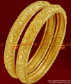 BR089-2.6 Size 24ct Pure Gold Plated Imitation Jewelry Daily Wear Guarantee Bangles