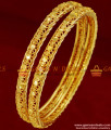 BR094-2.8 Size Thin Traditional South Indian Gold Plated Guarantee Bangle Design BR094-2.8 Size Thin Traditional South Indian Gold Plated Guarantee Bangle Design