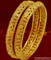 BR095-2.4 Size 24ct Pure Gold Plated South Indian Kerala Type Guarantee Bangle Online