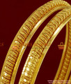 BR098-2.4 Size Gold Plated Spring Type Traditional Design Guarantee Bangles