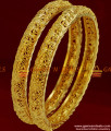 BR100-2.8 Size Traditional Kerala Daily Wear Flower Design Guarantee Bangles