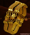 BR104-2.4 Size South Indian Gold Like Design Curvy Neli Bangles Online BR104-2.4 Size South Indian Gold Like Design Curvy Neli Bangles Online