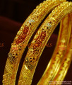 BR118-2.8 Size Gold Plated Forming Type Enamel Bangles Guarantee Design 