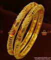 BR119-2.6 Size Gold Plated Forming Type Enamel Bangles Guarantee Design 