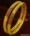 BR120-2.8 Size Enamel Bangles Gold Plated Forming Type Guarantee Design 