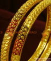 BR120-2.6 Size Enamel Bangles Gold Plated Forming Type Guarantee Design 