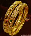 BR121-2.8 Size Enamel Bangles Gold Plated Kerala Type Guarantee Design 